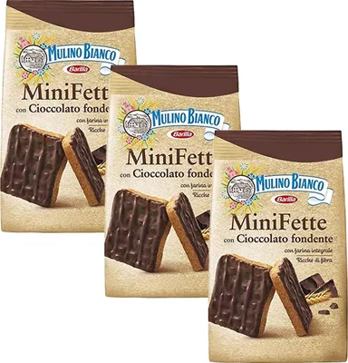 Produktbild von MULINO BIANCO Italienische Kekse 330g (Mini Fette, x3)