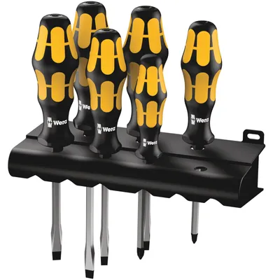 Produktbild von Wera 932 S/6 Der Schraubmeißel + Rack