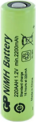 Zdjęcie produktu dla Akumulator R6 AA 220AAH-B 2200mAh NiMH 1 szt. HURTOWY Przemysowy GP