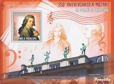 Produktbild von Briefmarken Sao Tome e Principe 2006 Mi Block 531 (kompl. Ausgabe) postfrisch 250 Jahre W. A. ??Mozart