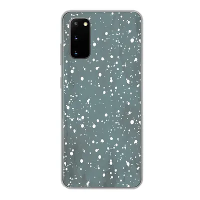 Produktbild von MuchoWow® Handyhülle Schutzhülle Hülle für Samsung Galaxy S20 Polka dots - Grün - Weiß Silikon Softcase Handy Hülle - Bild