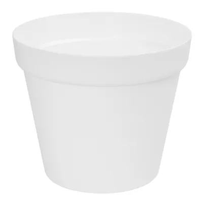 Obrázek produktu pro Květináč Bílá Klasický Kulatý 58x51 cm Mrazuvzdorný Plastický