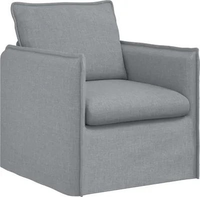 Obrázok produktu pre vidaXL Pohovka Svetlosivá 75 x 82 x 85 cm Látková