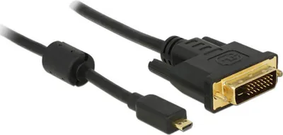 Zdjęcie produktu dla DELOCK Kabel HDMI micro D -> DVI(24+1) St/St 2.00m