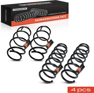 Produktbild von Frankberg 4x Fahrwerksfeder Vorne Hinten für BMW X3 F25 2010-2017
