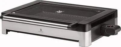 Produktbild von WMF Lono Elektro Tischgrill mit Glasdeckel, beschichtete Grillplatte, 2200 Watt, edelstahl matt