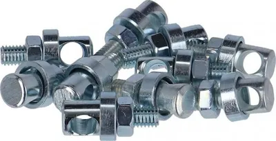 Immagine prodotto di Bullone per puntone M 5 x 10 mm sacchetto da 10 zincato, con foro da 5,3 mm