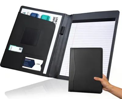 Productafbeelding van Elegante A4 Conferentiemap van Kunstleer met Organizer
