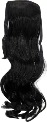 Produktbild von WIG ME UP Haarteil Schwarz, wellig, Bändchen, YZF-TC18-1