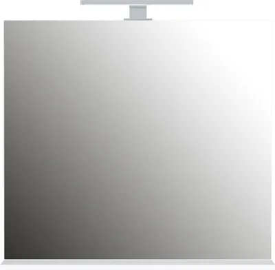 Produktbild von Garderobenspiegel "381" in weiss. Abmessungen (BxHxT) 76x75x15 cm