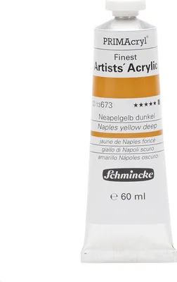 Produktbild von Schmincke 60ml PRIMAcryl Neapelgelb dunkel Acryl 13 673 011