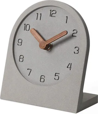 Image de Horloge décorative moderne en bois fonctionnant à piles