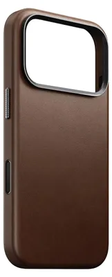 Produktbild von Nomad Traditional Leather Backcover mit MagSafe Apple iPhone 17 Pro - Braun