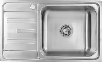 Produktbild von Proaja- 75x45cm kleine Küchenspüle Edelstahl 304 0,8 eckig 1 Becken,Einbauspüle,Spüle Küche Abtropffläche