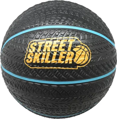 Produktbild von STREETSKILLER "Ultimate Grip" Basketball | Gummi-Oberfläche in Kieselstruktur | hervorragende Sprung-und Flugeigenschaften | schwarz/blau | SSK-17