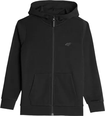 Produktbild von 4F Jungen Sweatjacke mit Kapuze, Gr. 140, Schwarz
