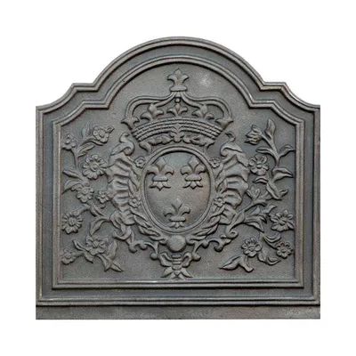 Immagine prodotto di Mensola in ghisa decorata con giglio reale CM. 50 × 50 H SP. 2 cm DS