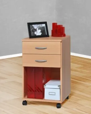 Produktbild von Rollcontainer Bürocontainer Schubcontainer Nachtschrank buche