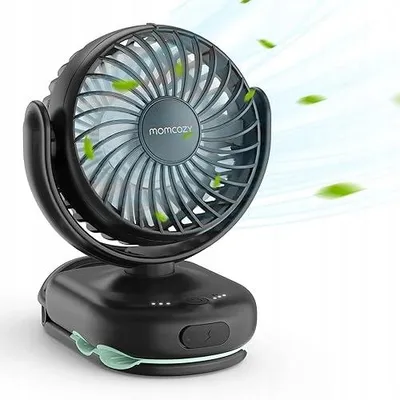Obrázek produktu pro MOMCOZY přenosný ventilátor s klipem 2000 mAh