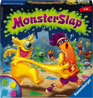 Produktbild von Ravensburger Monster Slap, Brettspiel, Feinmotorik (Geschicklichkeit), Familienspiel