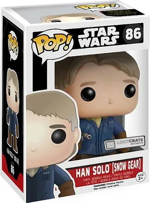 Zdjęcie produktu dla Star Wars - Han Solo (Snow Gear) 86 LootCrate Exclusive - Funko Pop! - Vinyl Figur