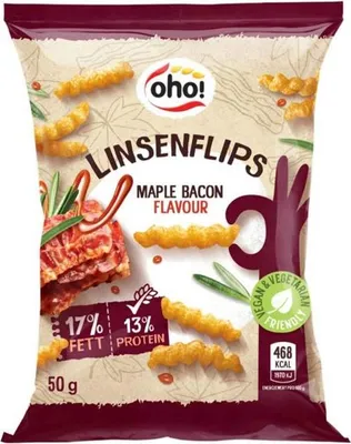 Produktbild von oho! Linsenflips Maple Bacon 50g