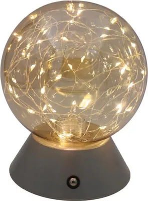 Image de Luxe - Lampe à poser tactile - Mila - Argent - H16 x Ø12