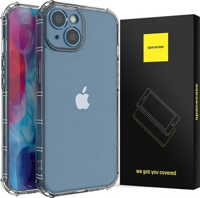 Obrázek produktu pro Silikonové pouzdro SPACECASE Anti-shock pro iPhone 14 Plus Průhledný