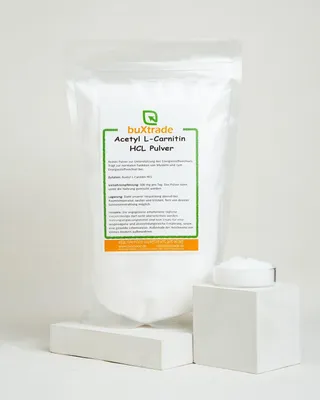 Produktbild von 250 g N-Acetyl L-Carnitin Pulver | Vegan | GMO-Frei | L-Carnitin | Acetyl