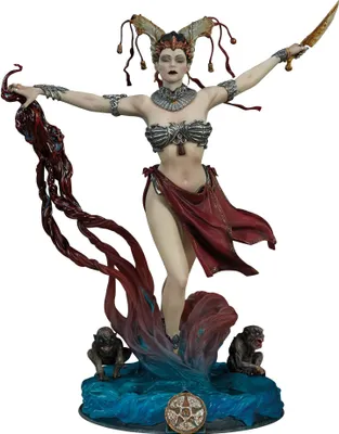Zdjęcie produktu dla Trybunał Umarłych Statua PVC Gethsemoni - Queens Conjuring 25 cm