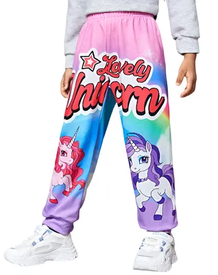 Immagine prodotto di Pantaloni da tuta bambina colorati taglia 104 - Lovely Unicorn