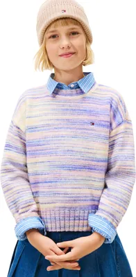 Produktbild von Tommy Hilfiger 8721221661765, Kind, Weiblich, Pullover, Blau, Rundhals, Langärmlig