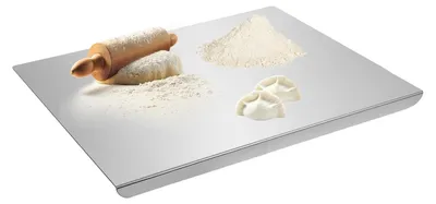 Productafbeelding van Roestvrijstalen Snijplank 30 x 40 cm met Aanslagrand