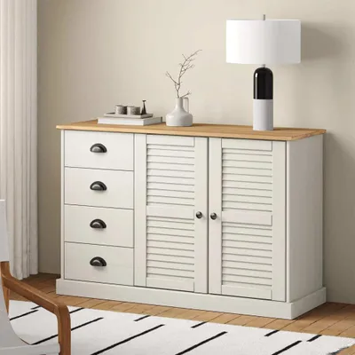 Obrázek produktu pro vidaXL Příborník se zásuvkami VIGO 113x40x75 cm borovicový masiv