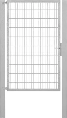 Produktbild von Alberts Einzeltor Flexo Plus mit Zubehör, zum Einbetonieren, feuerverzinkt, Breite 125 cm, Höhe 200 cm, Pfostenstärke 100 x 100 mm
