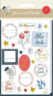Produktbild von Stickerbogen mit 100 Stickern