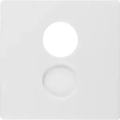 Obrázok produktu pre Berker 11966089, Biela, Duroplast, Bezskrutkové, Berker, Q.1/Q.3, 59 mm