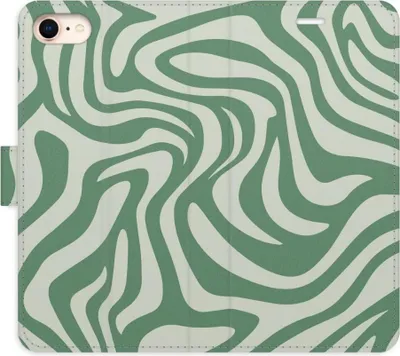 Produktbild von iSaprio Flip pouzdro Zebra Grün 02 pro iPhone 7/8/SE 2020