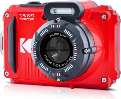 Produktbild von Kodak PIXPRO WPZ2, 16,76 MP, 4608 x 3456 Pixel, BSI CMOS, 4x, Full HD, Rot
