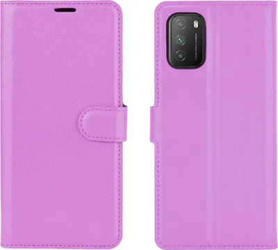 Produktbild von Mobigear Classic  POCO M3 Hülle Klapphülle Geldbörse - Lila