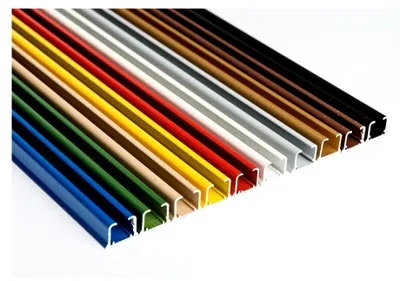 Produktbild von Einläufige Gardinenschiene aus Aluminium in Weiß, 160 cm, Deckenmontage mit SMART-KLICK, Innenlaufschiene für Vorhänge