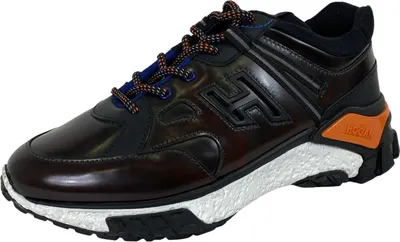 Produktbild von D98 Turnschuhe uomo HOGAN H477 URBAN TREK braun schattierte Schuhe Männer