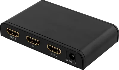 Produktbild von Deltaco HDMI-245 Videosplitter 2x HDMI