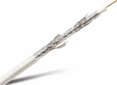 Image de S-IMPULS câble coaxial, 100 m, blanc, 8 mm, CCS, 125 dB