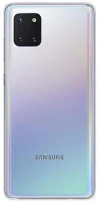 Image de 1001Coques - Coque silicone transparente compatible avec Samsung Galaxy A81 - Antichoc - Anti-jaunissement