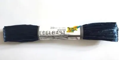 Obrázok produktu pre Fólia 9236 Edelbast Raffia – lesklá, ultramarínová, 30 metrov