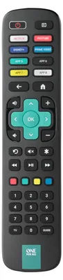Produktbild von ONE FOR ALL URC4923 FB Roku Ersatzfernbedienung für Roku TV