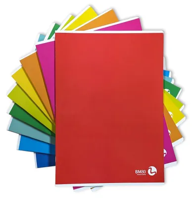 Image de B&M Maxiquader A4, 80 g, 80 feuilles, couleur 80 Basic, 10 paquets