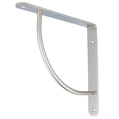 Produktbild von Regalträger massiv Stahl Regalwinkel Garderobenkonsole 220x220mm Regalbodenhalter Nickel matt