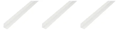 Immagine prodotto di Profilo angolare in PVC, bianco, dimensioni 20 x 20 x 1 mm, lunghezza 2 metri, marca Alberts
